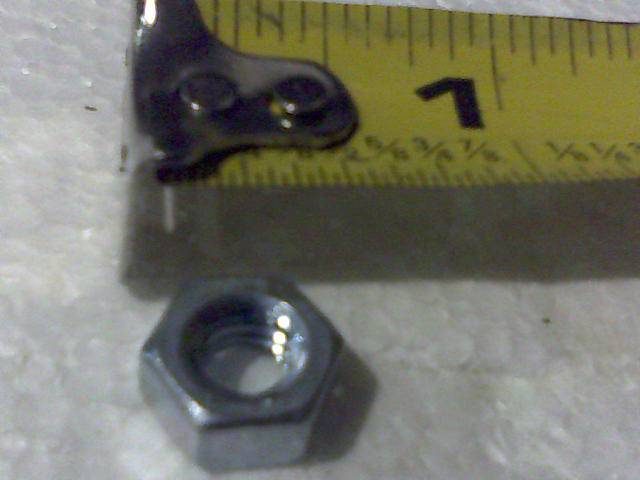 1/4-20 Hex Nuts Zinc