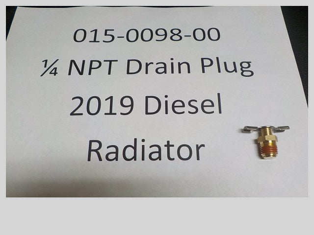 1/4 NPT Drain Plug