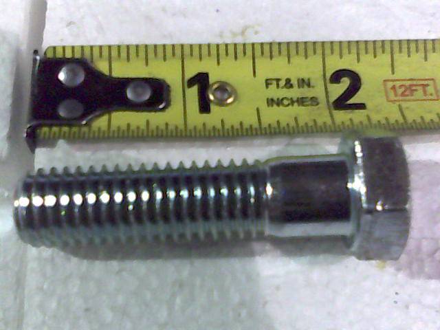1/2-13 X 2 GR 5 Hex Bolts Zinc