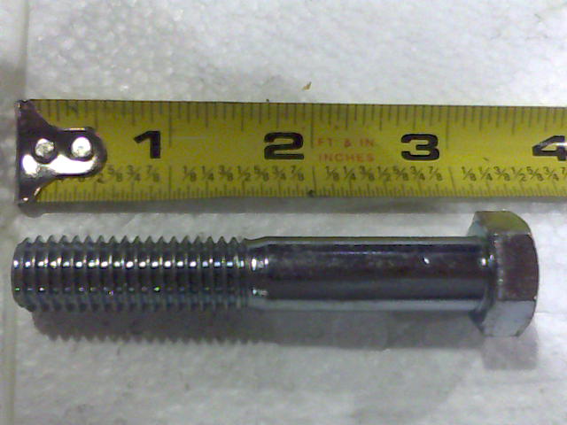 1/2-13 X 3 GR 5 Hex Bolts Zinc
