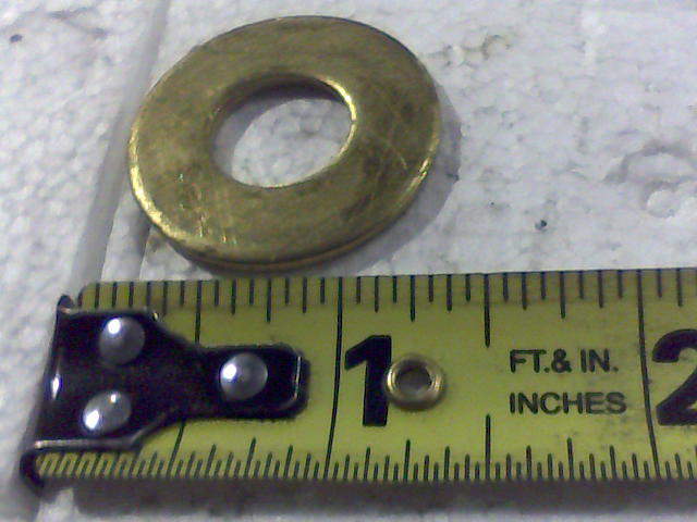 .565x1.25x.095 Washer Brass