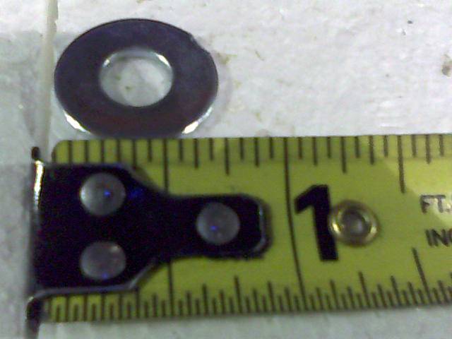 1/4 USS Flat Washer Zinc