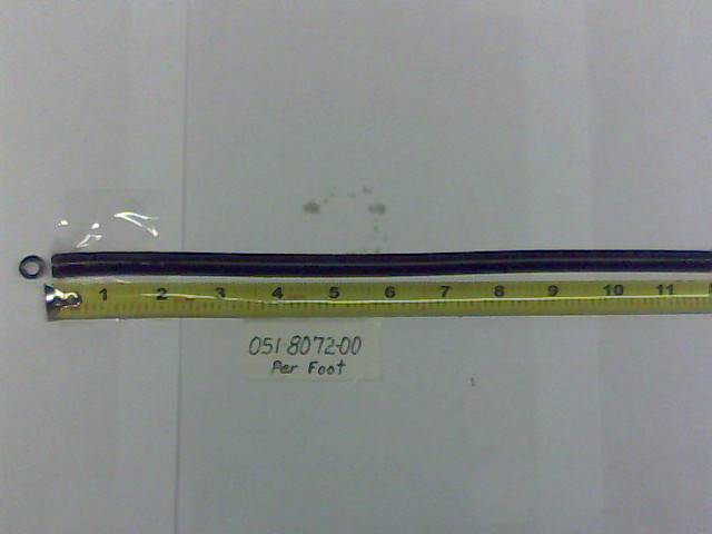 1/4" Vinyl Tubing - Black per foot