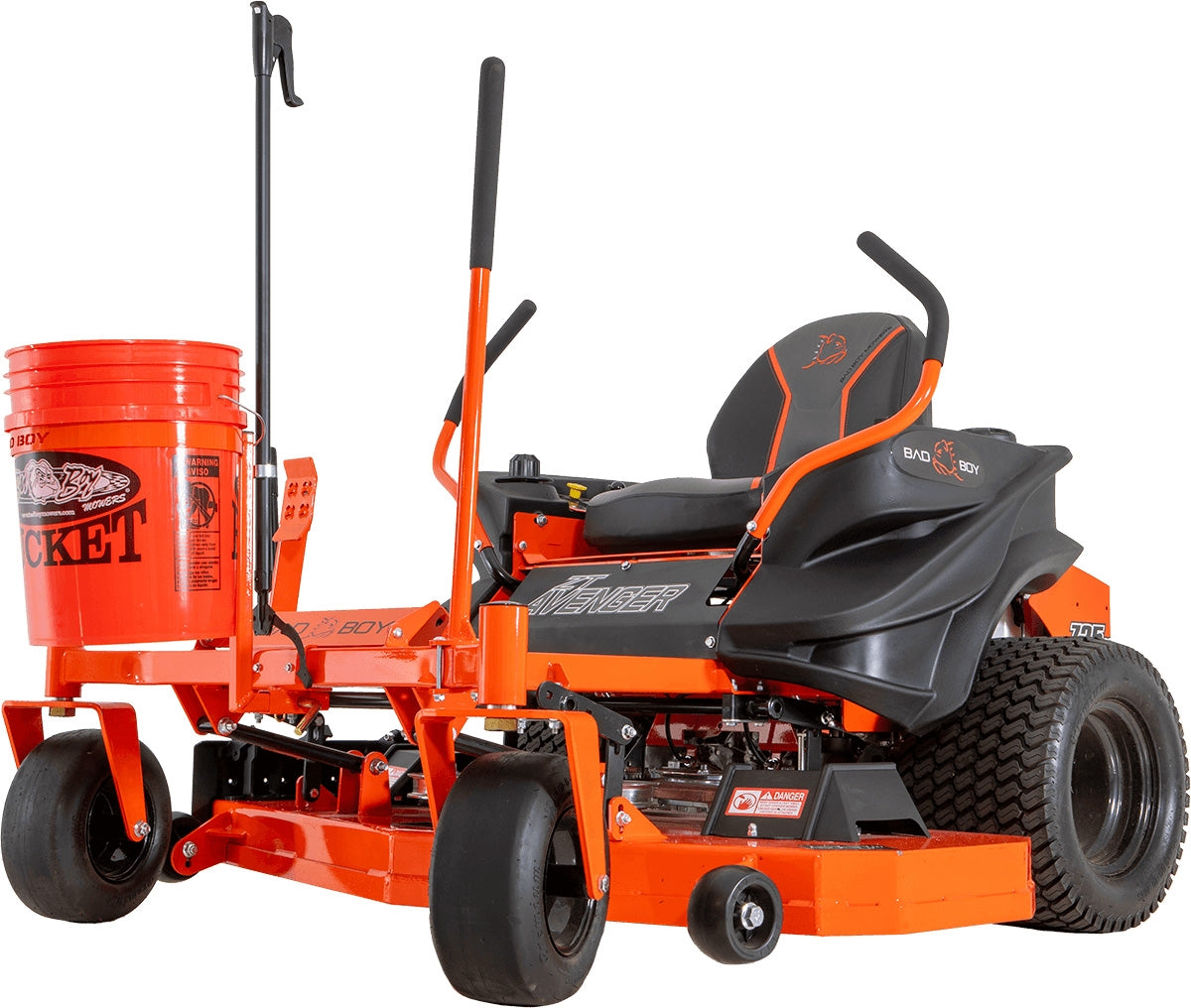 1" Hitch Mount Trash Bucket w/Grabber