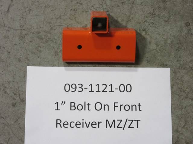 1" Bolt On Front Receiver Weldment--Orange