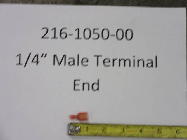 1/4" Male Terminal End
