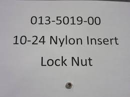 10-24 Nylon Insert Locknut Zin