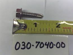 1/4 x 1 Hex Head Tek Screw
