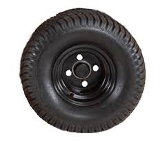 18x9.50-8 Tire and Wheel - Black Wheel