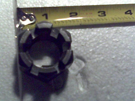 1-14 Hex Castle Nut Plain (Slo
