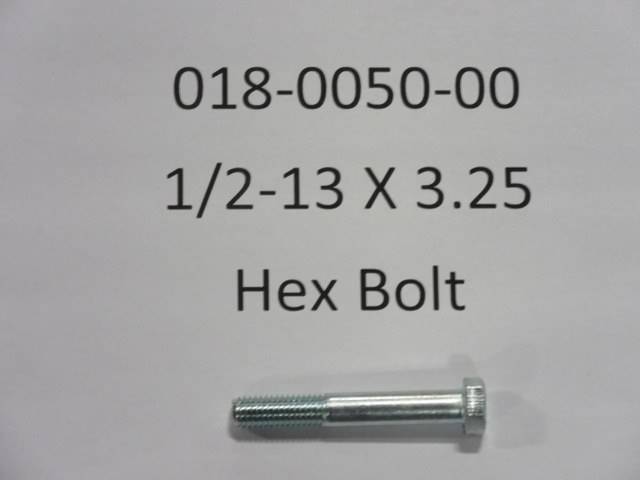 1/2-13 X 3.25 Hex Bolt-Grade 5