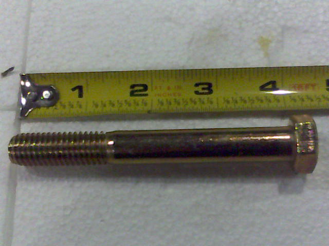 1/2-13 X 4 GR 8 Hex Bolt Yellow