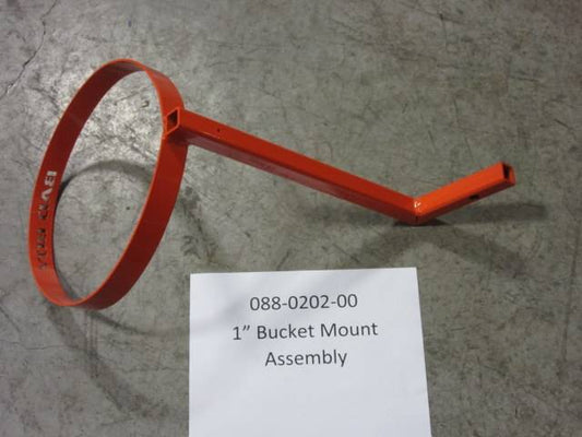 1" Bucket Mount Weldment-Orange